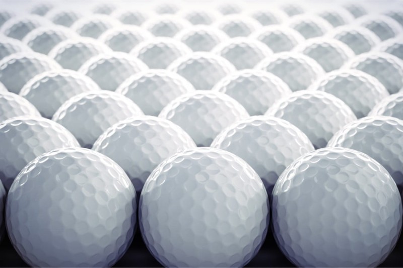 Fototapeta Piłeczki golfowe 3D