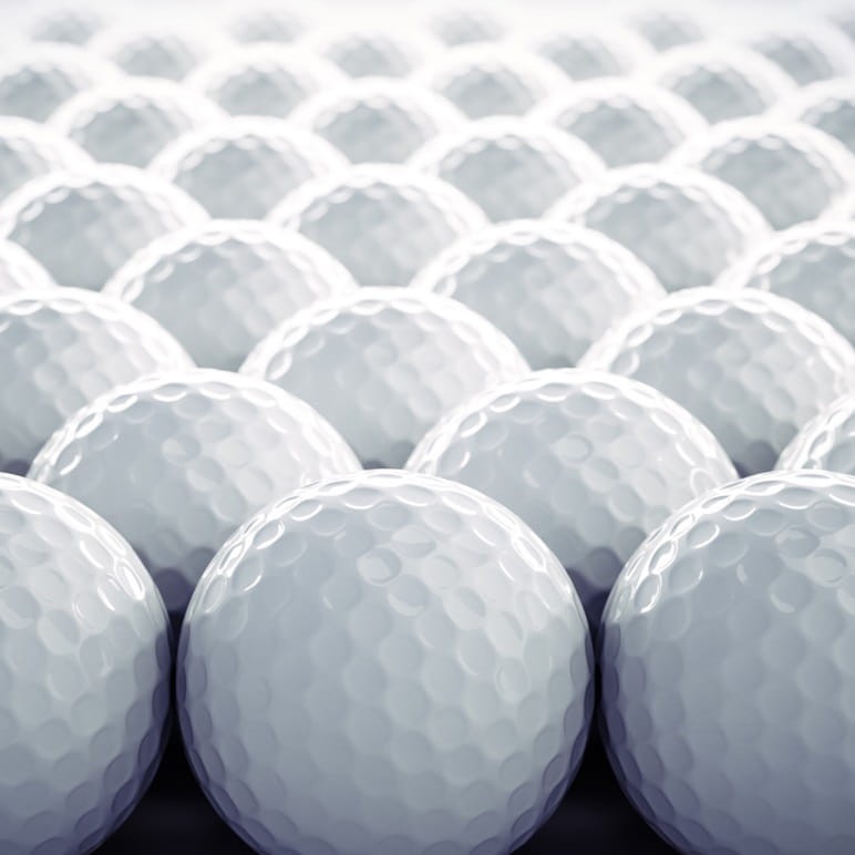 Fototapeta Piłeczki golfowe 3D