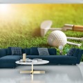 Fototapeta Piłka golfowa na trawie