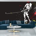 Fototapeta Malowany golfista