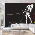 Fototapeta Malowany golfista