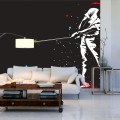 Fototapeta Malowany golfista