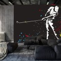 Fototapeta Malowany golfista
