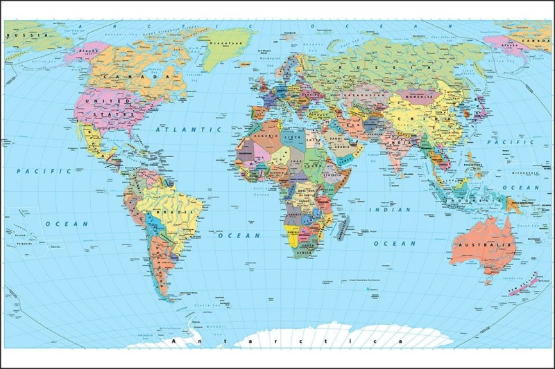 Fototapeta Mapa Świata