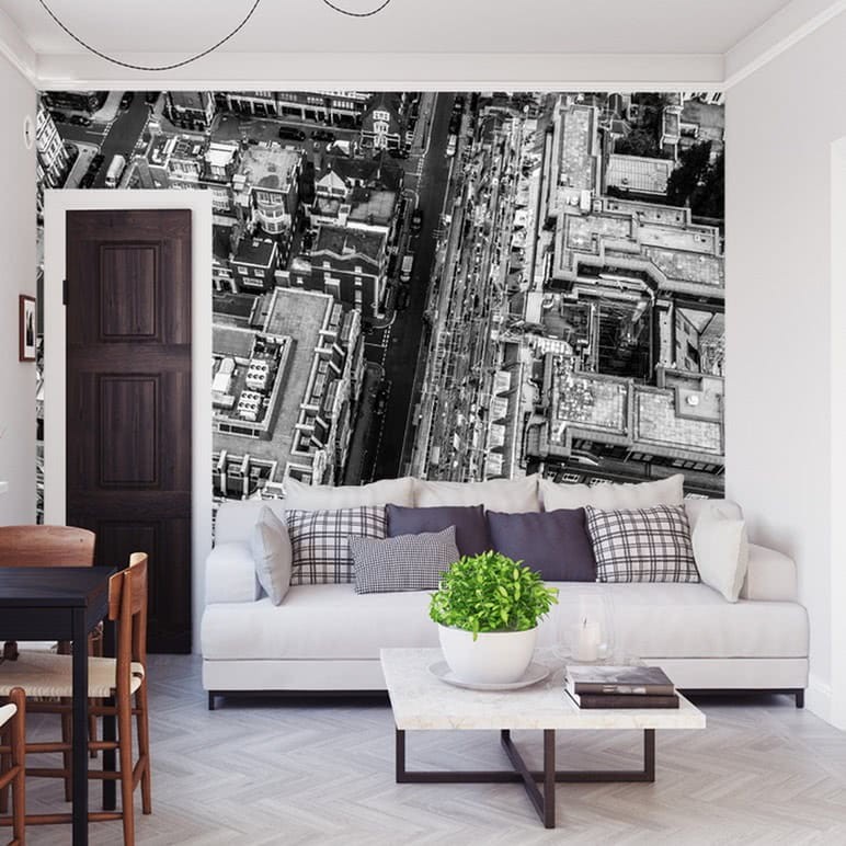 Fototapeta Londyn czarno-biała