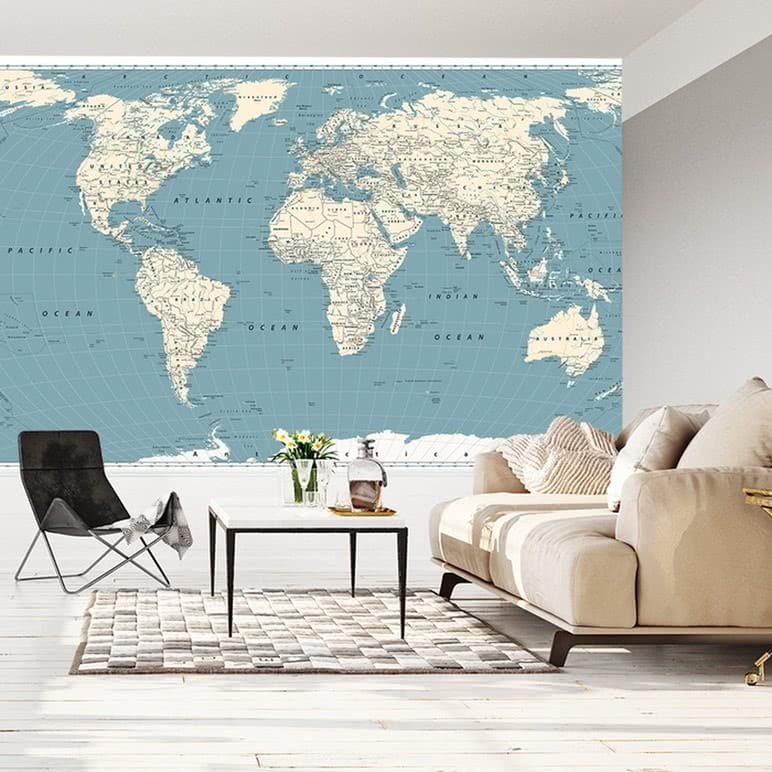 Fototapeta Mapa świata