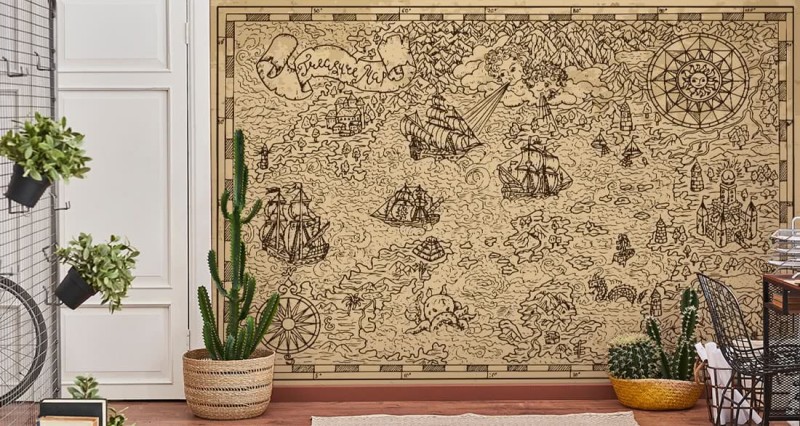 Fototapeta Mapa skarbów