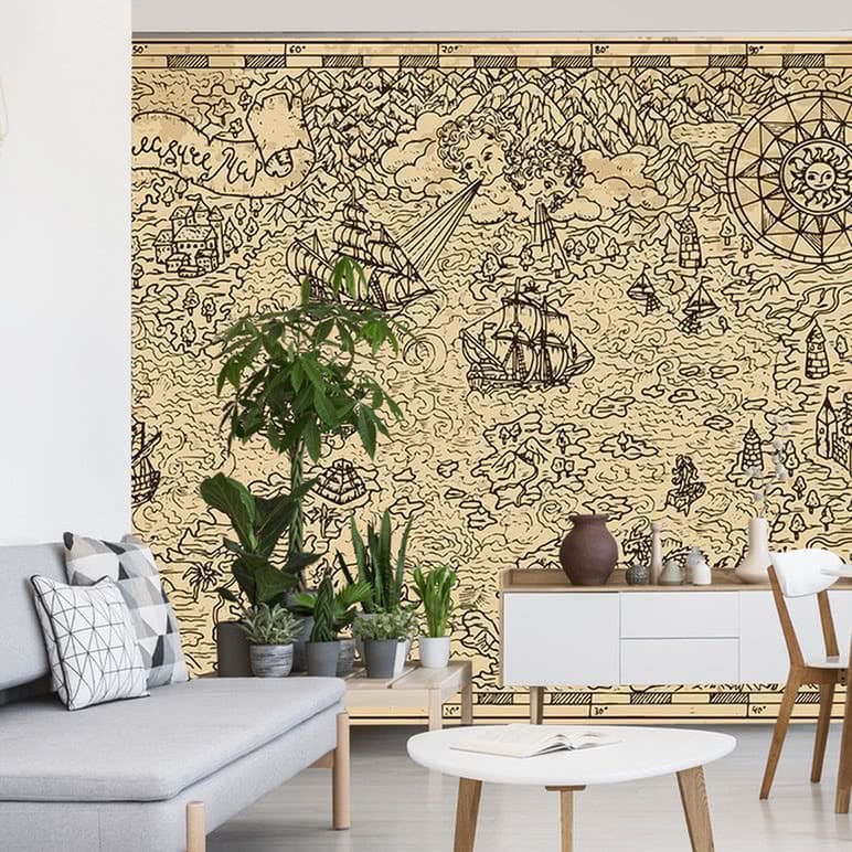 Fototapeta Mapa skarbów