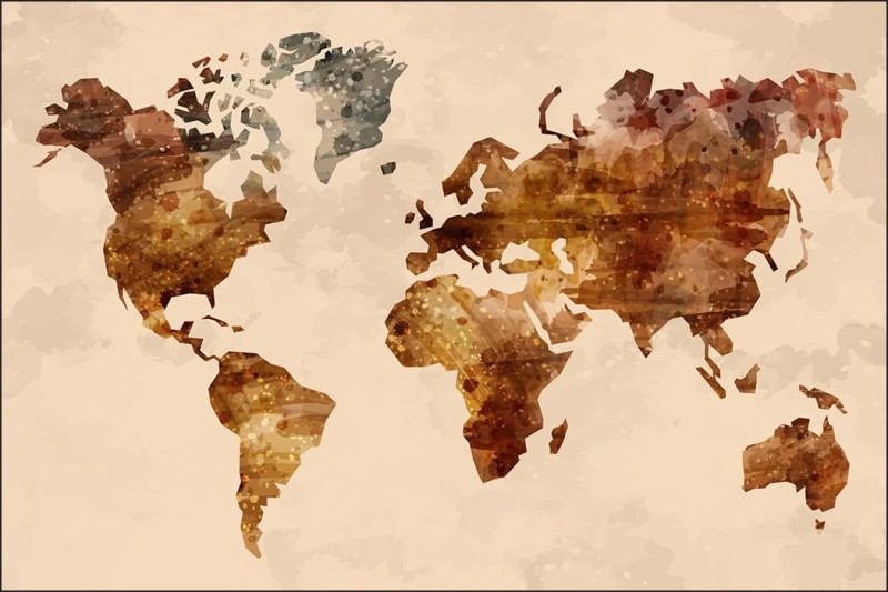 Fototapeta Mapa świata