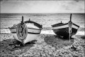 Fototapeta Plaża i łodzie