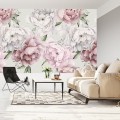 Fototapeta Kwiaty peonie w pastelowych barwach