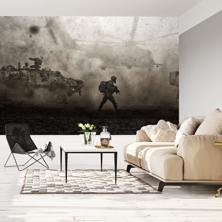 Fototapeta Wojsko na pustyni