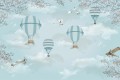 Fototapeta Balony i samoloty retro