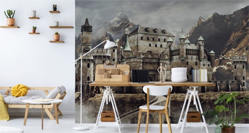 Fototapeta Średniowieczny zamek fantasy