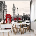 Fototapeta Londyn czarno-biała