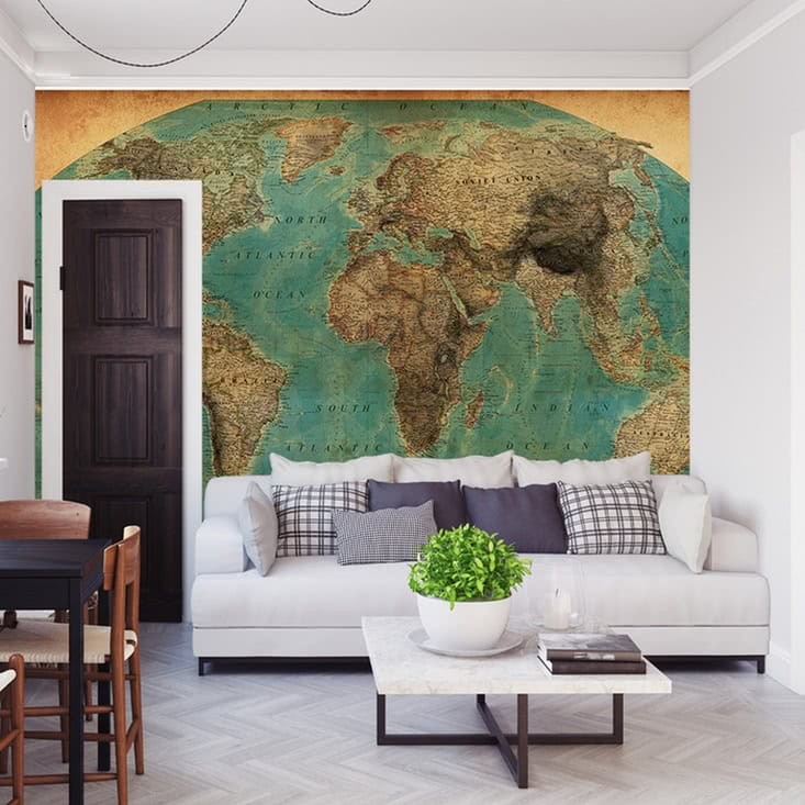 Fototapeta Stara mapa świata