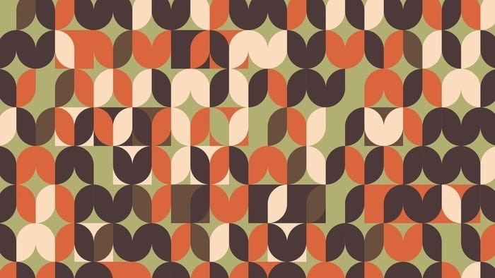 Fototapeta Abstrakcja geometryczna w stylu retro