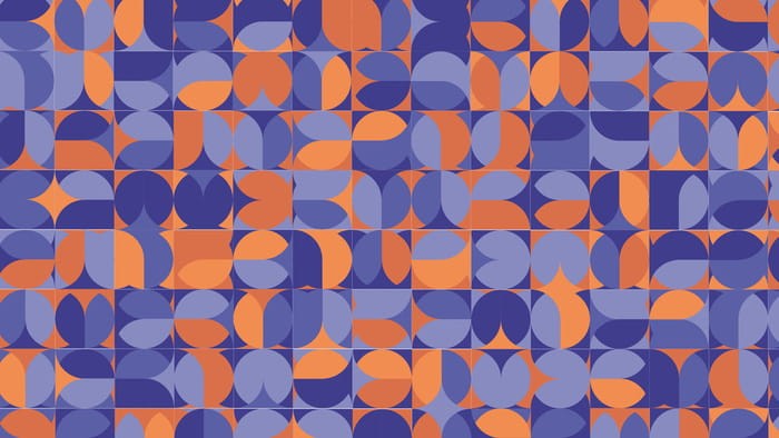 Fototapeta Wzór geometryczny w stylu retro