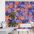 Fototapeta Wzór geometryczny w stylu retro
