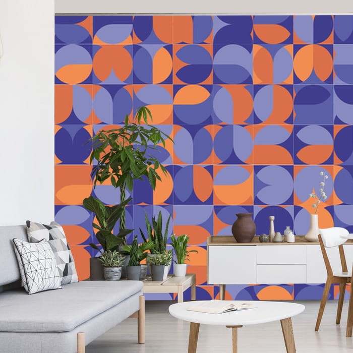Fototapeta Wzór geometryczny w stylu retro