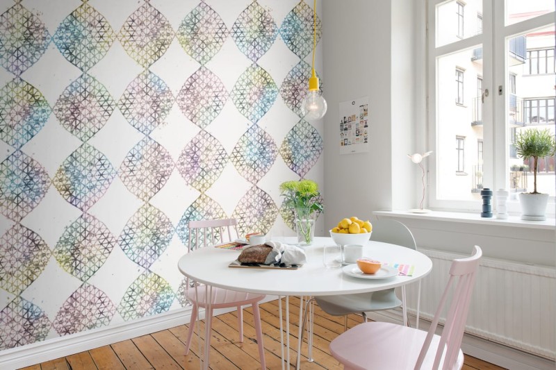 Fototapeta kolorowy wzór geometryczny