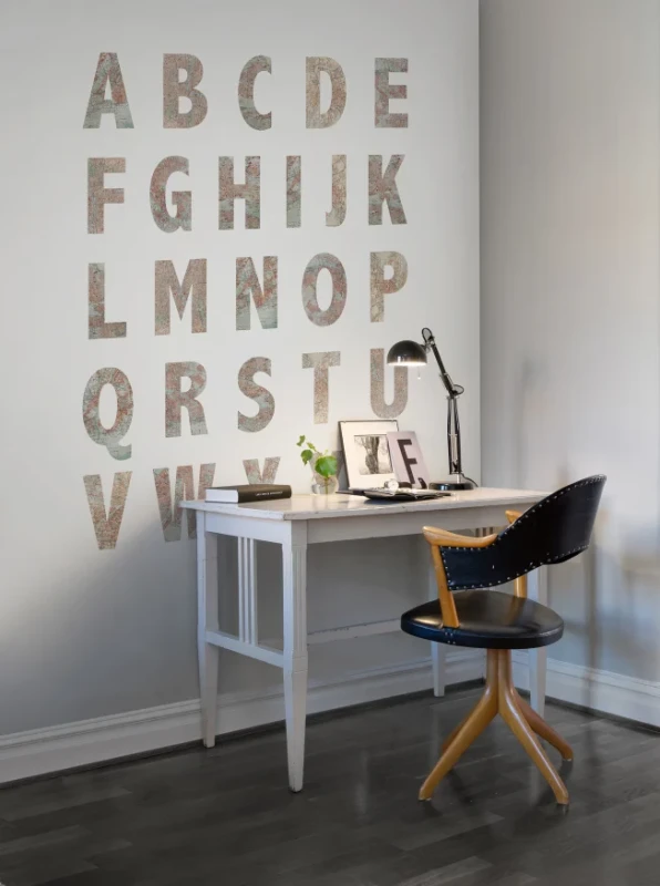 Fototapeta literki alfabetu