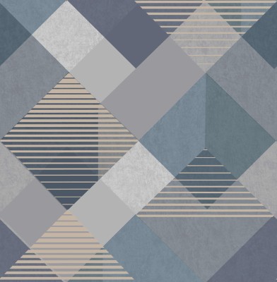 Tapeta na flizelinie z geometrycznym wzorem