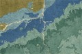 Fototapeta kolorowa mapa geologiczna