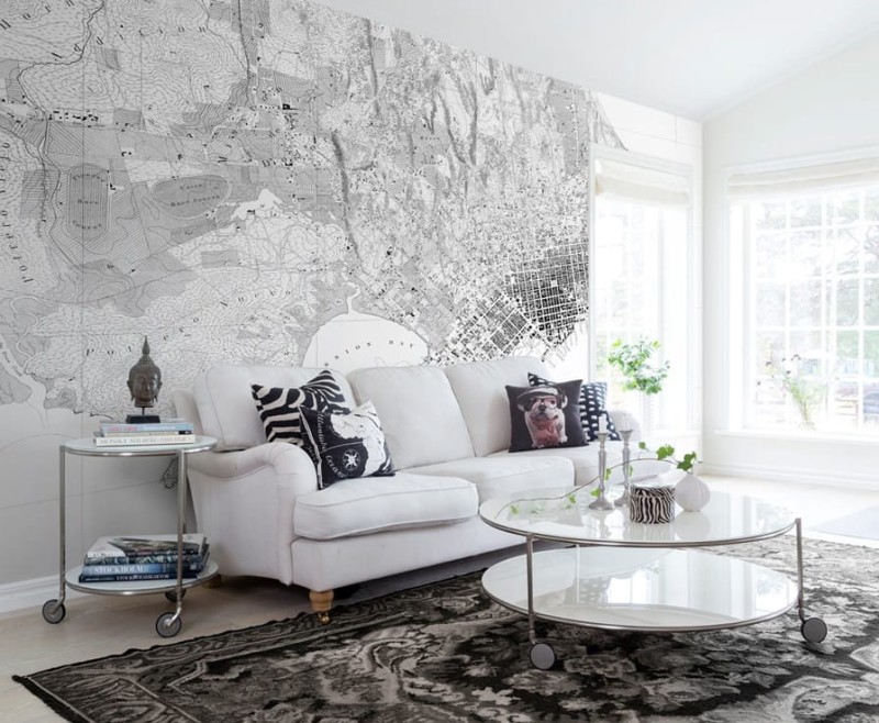 Fototapeta mapa wybrzeża San Francisco