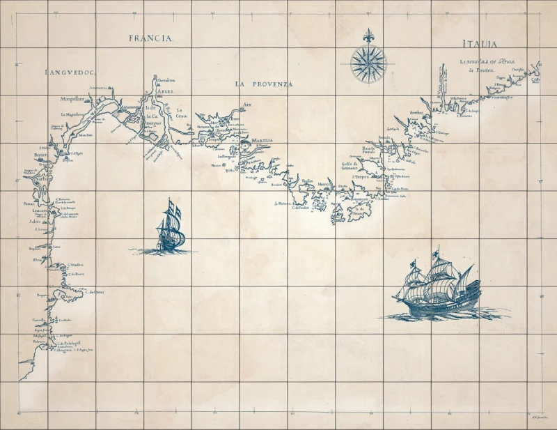 Fototapeta stara mapa