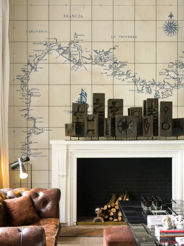 Fototapeta stara mapa