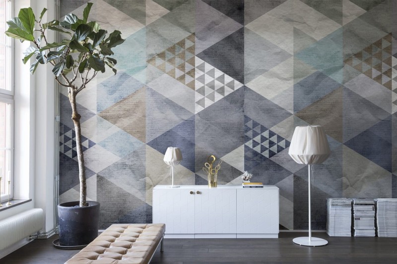 Fototapeta kolorowa geometryczna