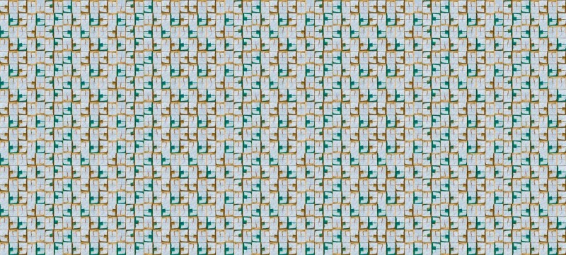 Fototapeta geometryczna zielono żółte kwadraty