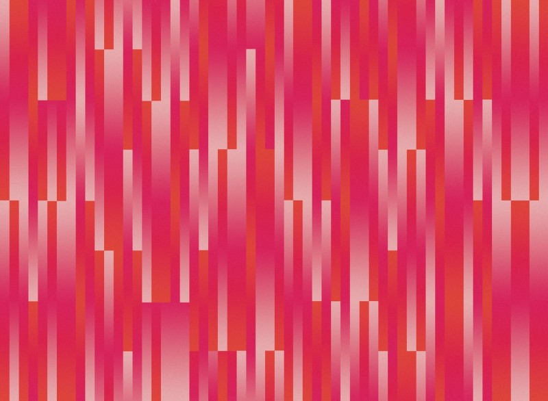 Fototapeta geometryczna różowa 3D paski