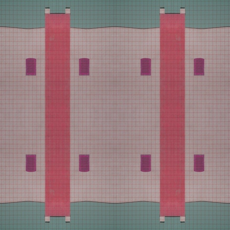 Fototapeta geometryczna kratka prostokąty, kwadraty