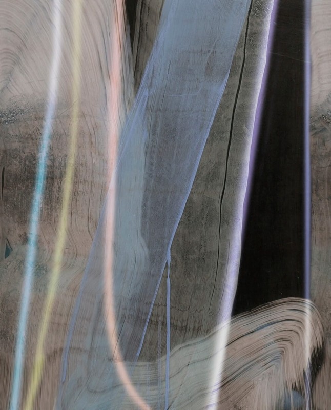 Fototapeta neonowe promienie pasy