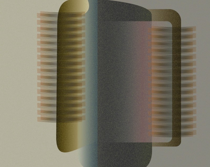 Fototapeta nowoczesna geometryczna linie 3D