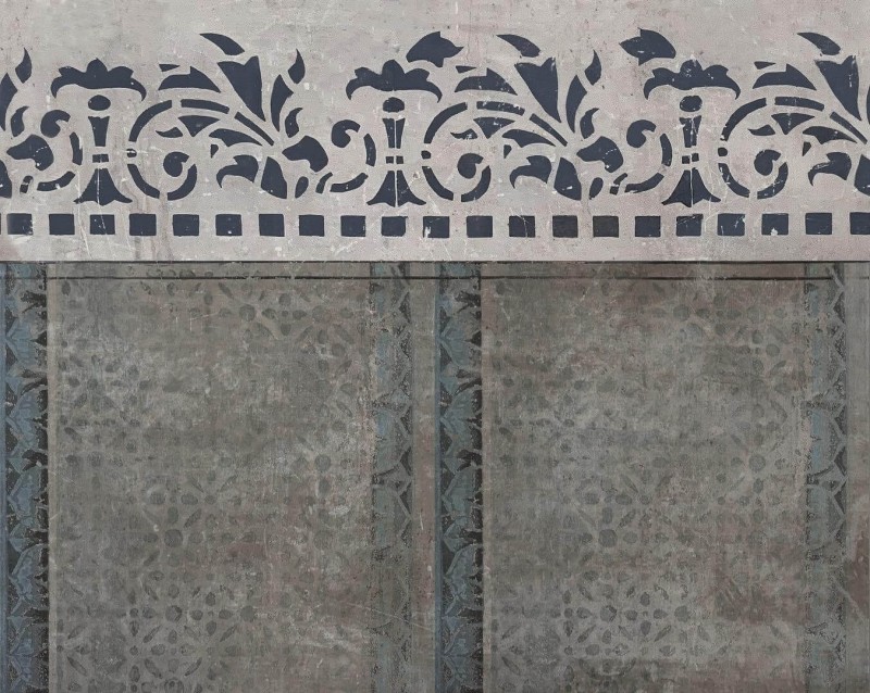 Fototapeta w stylu vintage ornamenty