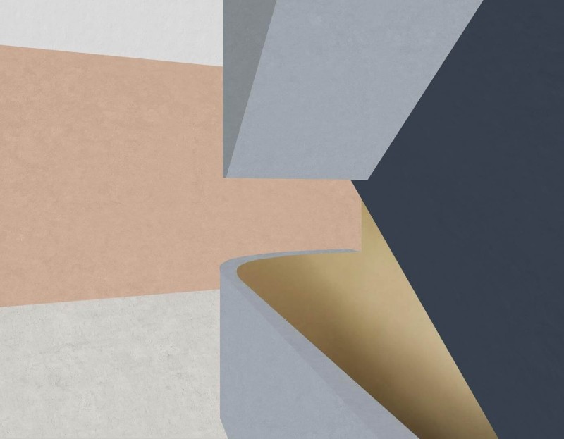 Fototapeta geometryczna kolorowa 3D