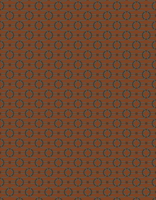 Fototapeta geometryczna w okręgi brązowa