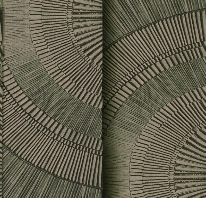 Fototapeta geometryczna w linie tworzące półokręgi
