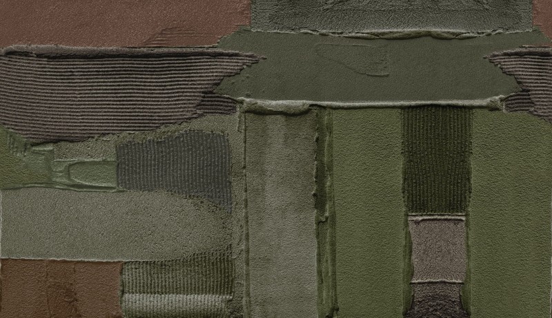 Fototapeta zielona betonowa ściana