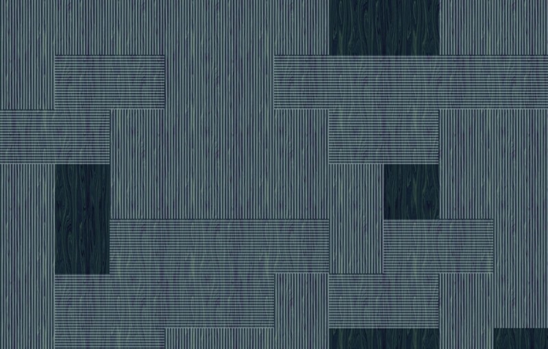 Fototapeta niebieska w geometryczny wzór drewno