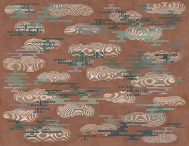 Fototapeta abstrakcyjna w chmury