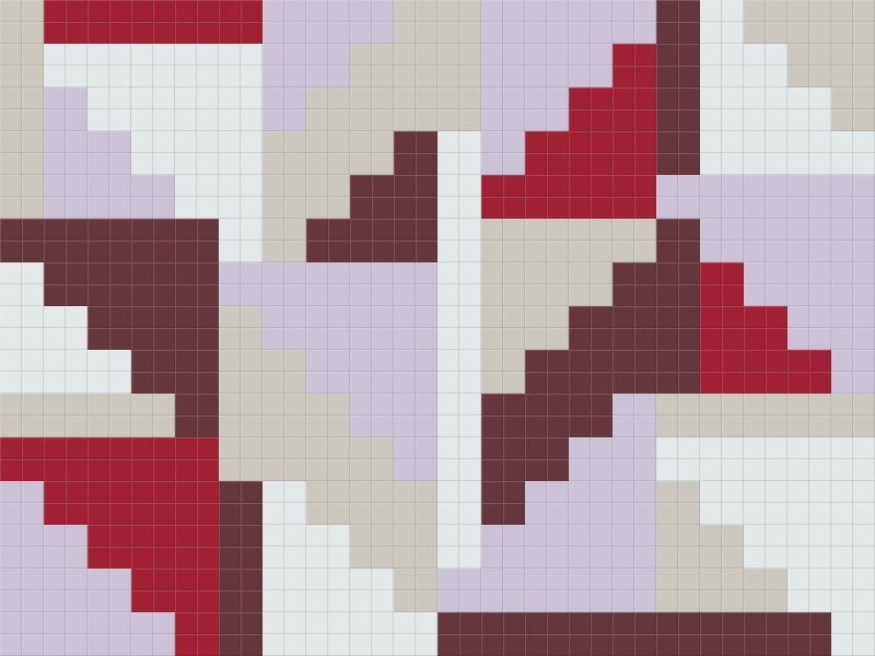 Fototapeta geometryczna kolorowe kafelki