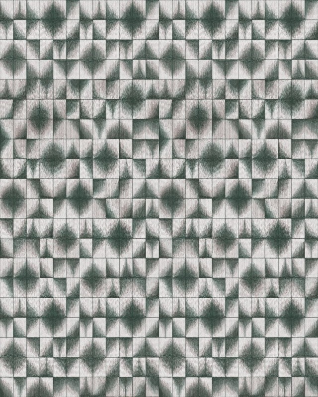 Fototapeta geometryczna turkusowa mozaika