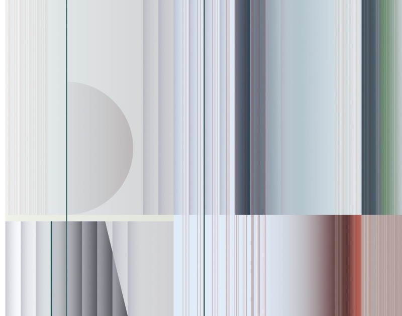 Fototapeta geometryczny wzór linie i półkole