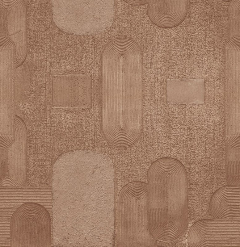 Fototapeta brązowa ze wzorem geometrycznym