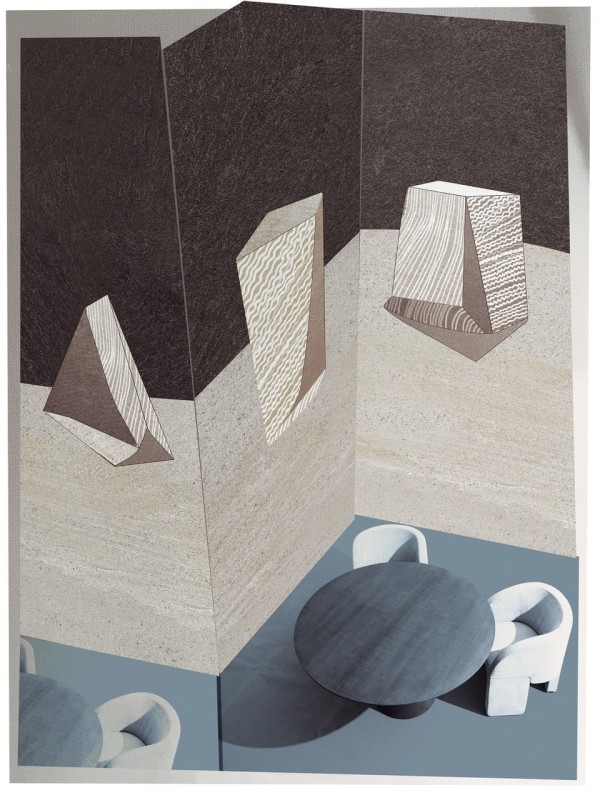 Fototapeta z abstrakcyjnym motywem geometrycznym