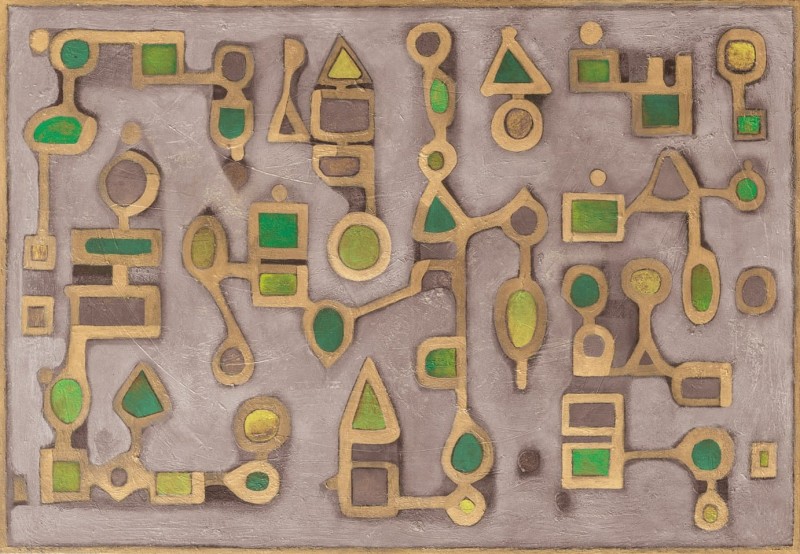 Fototapeta abstrakcyjna z motywem geometrycznym